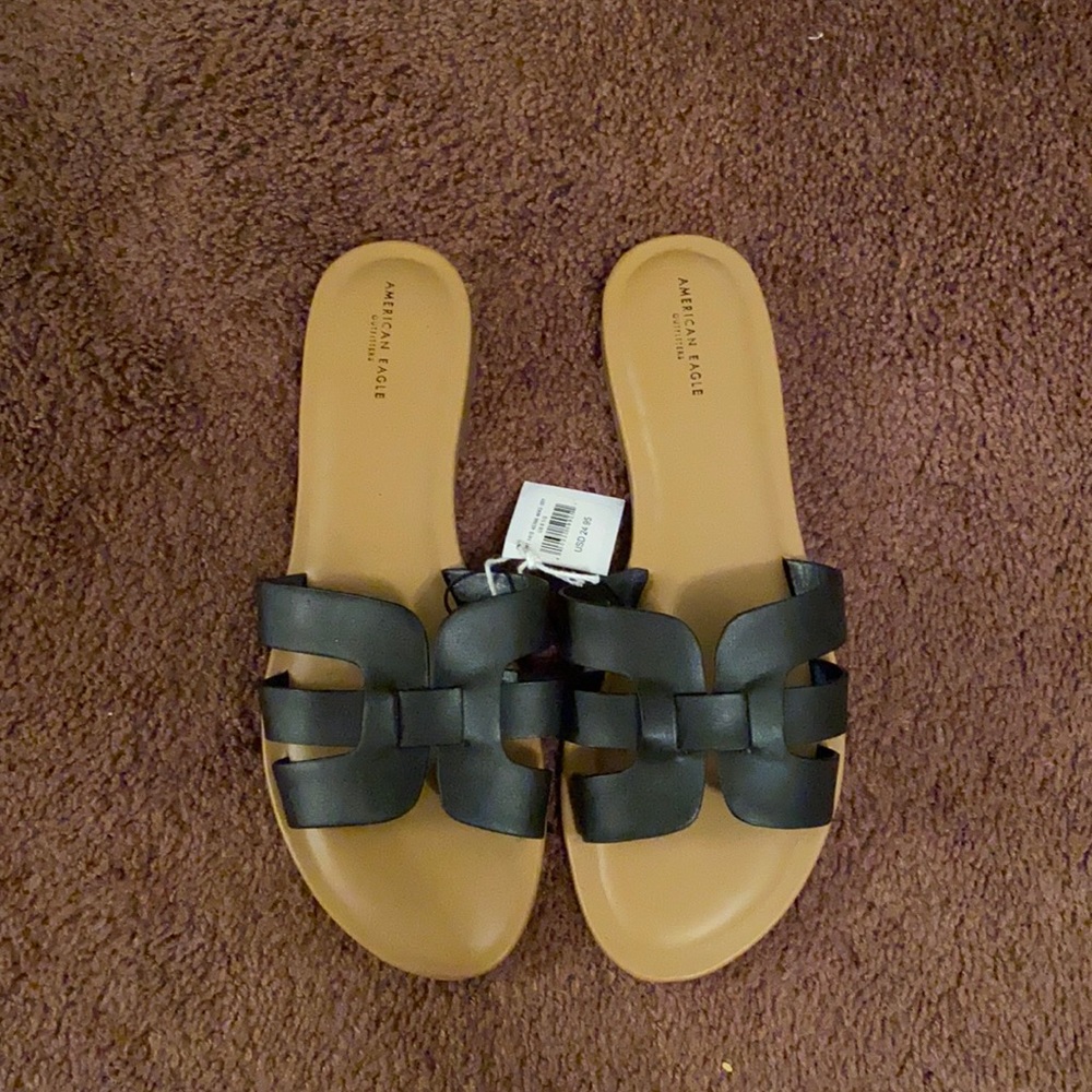 American eagle slide on sandals
